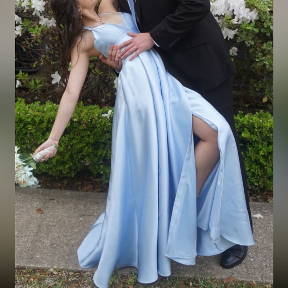 Baby Blue Dillard’s Prom Dress